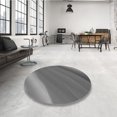 thumbnail image 4 of Ahgly Company Tapis d'Intérieur Lavable à la Machine, Carré, Transitionnel, Gris Gray, Tapis de Zone, 8 Pieds Carré, 4 of 7