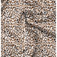 thumbnail image 1 of Soimoi Polyester Crepe Fabric Leopard Animal Skin Print Fabric by The Yard 52 Inch Wide, 1 of 6