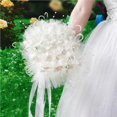 thumbnail image 4 of yingyy Mariée Mariage Bouquet Artificielle Tenue Fleur Réutilisable Fleur Bouquet, 4 of 6
