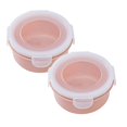 thumbnail image 1 of Oleegame 2PC Blue Juice Simple Refrigerator Preservation Box Small Lunch Box Kitchen Lunch Box Plastic Storage Box Sealed Box For Lunch Kitchen Arrangement, 1 of 9