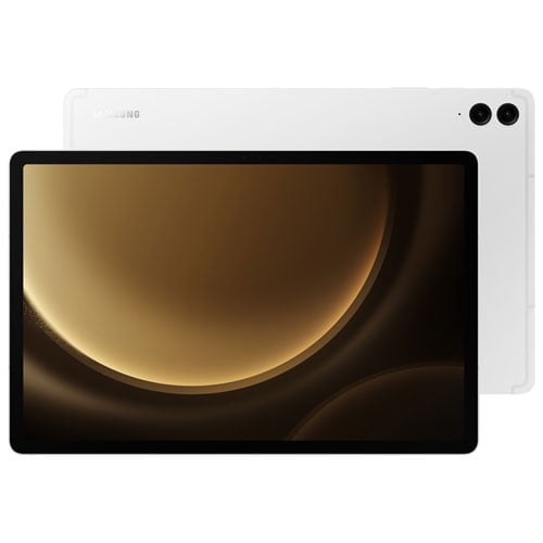 Restored Samsung Galaxy Tab S9 FE+ 12.4" Tablet 128GB Exynos 1380 Wi-Fi (Silver) IP68, S Pen Included - Refurbished Good