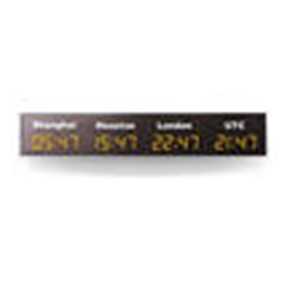 LED Digital Multi Time Zone City Stickers Wall Clock World Time Zone Clock For Office Home Decor ,Versatile Applications