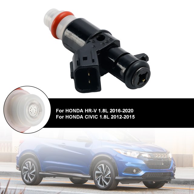 1 Pce Injecteur de Carburant 16450-R2E-L01 Conçu pour Honda Civic 2012-2015 et Honda HR-V 2016-2020 avec Moteurs de 1,8 L. l'Injecteur de Carburant à Haute Impédance Présente un Corps Noir et Argent avec un Anneau d'Étanchéité Rouge et Blanc, Assurant un Débit de Carburant Précis et une Atomisation. Il s'Agit d'Une Pièce de Remplacement Directe avec Compatibilité OEM,