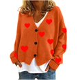 thumbnail image 2 of LOVZFMLL Cardigan pour Femmes Cardigan Décontracté à Boutons Veste Manteau de Mode Imprimée, 2 of 4