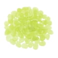 thumbnail image 2 of 100 Pieces -the-Dark Garden Pebbles, Luminous And Powered By Light And bright yellow, 2 of 8