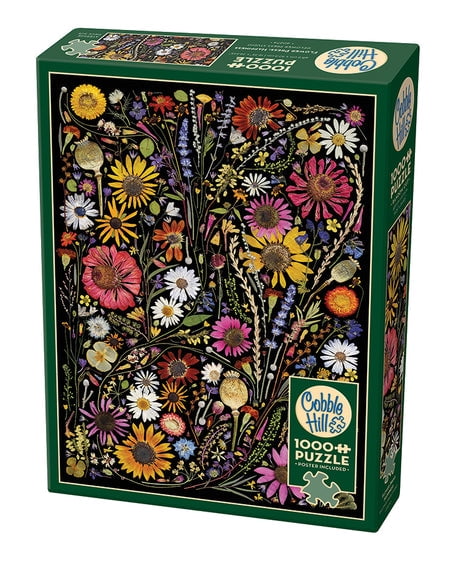Cobble Hill Jigsaw Puzzle - Flower Press: Happiness, 1000 Piece Puzzle