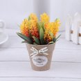 thumbnail image 1 of Artificial Plant Decorative Flowers Fake Flowers Mini Potted Bonsai Green Plant, 1 of 7