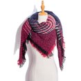 thumbnail image 4 of Jusqu'à 65 % de Rabais Mode Hiver Femmes Foulard Colorée Décontractée Foulard à Franges Châle Foulard à la Mode en Liquidation, 4 of 5