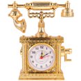 thumbnail image 1 of 1Set Phone Prop Golden ABS Vintage Landline Phone For Movie Props Stage Show Decor, 1 of 9