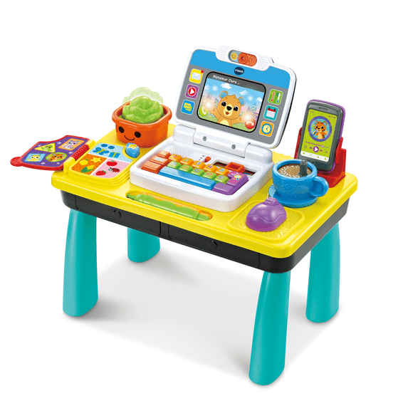 VTech Little CEO Learning Desk Toddler Activity Center - Toddler Toys - French Version, 9-36 Months