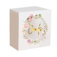thumbnail image 3 of Wedding Acrylic Card Box with Slot Floral Print Box 13x25x25cm for Birthday Baby Style B, 3 of 9