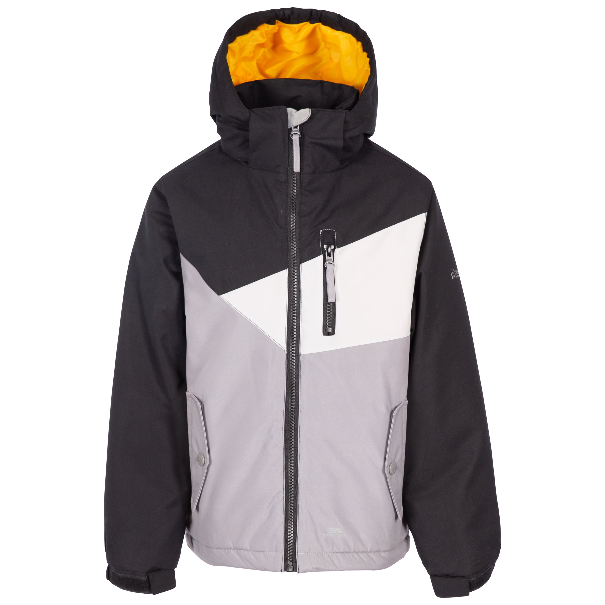 Trespass Boys Waterproof Jacket Padded with Detachable Hood Smash