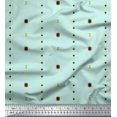 thumbnail image 1 of Soimoi Green Rayon Fabric Butidar Jamdani Print Fabric by Yard 56 Inch Wide, 1 of 2