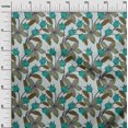 thumbnail image 3 of oneOone Polyester Spandex Light Blue Fabric Floral Retro Sewing Craft Projects Fabric Prints By Yard 56 Inch Wide, 3 of 5