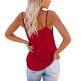 thumbnail image 4 of Yuyuzo Camisoles Débardeurs pour Femmes Sans Manches Hauts de Sortie Encolure Carrée Camis Décontractés Amples T-Shirts Tees, 4 of 7