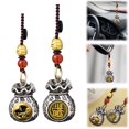 thumbnail image 1 of Clearance! Chinese Zodiac Wealth Bag Pendant Charm For Daily Fortune Rotating God Of Wealth Bag Luck And Keychain For Good Fortune, 1 of 9