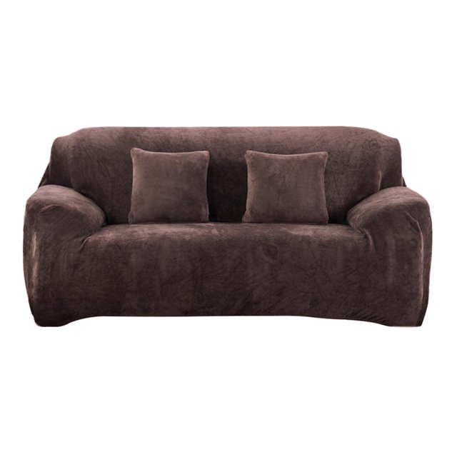 CHOK 2024 Housse de Chaise en Velours de Luxe Extensible Lavable Gris Argenté