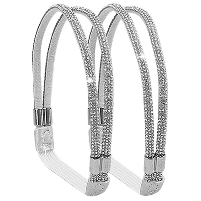 1 Paire de Brides Élastiques pour Talons Hauts, Lacets Élastiques pour Talons Hauts, Brides de Fixation