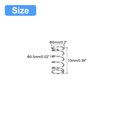 thumbnail image 2 of Unique Bargains Compression Spring, 5 Pack 304 Stainless Steel, 5mm OD, 0.5mm Wire, 10mm Length, 2 of 6