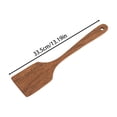 thumbnail image 2 of Binwennn 1 Pack Wooden Shovels 13 Inch Square & Shovels For Cooking & Stirring Durable Hard Wood Kitchen Tools For Mixing Grilling And Nonstick Cookware, 2 of 3