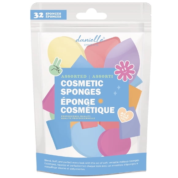 Danielle Creations - 32 Éponges Cosmétiques Assorties