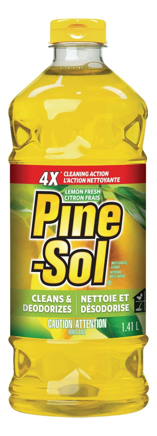 Pine-Sol® Multi-Surface Cleaner, Multi-Surface Cleaner and Deodorizer, Lemon Scent, 1.4L