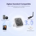 thumbnail image 3 of SONOFF Zigbee Smart Indoor Temperature Humidity Sensor, SNZB-02D Zigbee wireless Hygrometer Thermometer Works with Alexa Google Home 5-Pack, 3 of 13