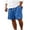 Blue, variant on Men Casual Striped Beach Shorts with Tethered Bag Pants for Summer