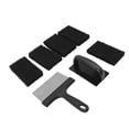 thumbnail image 3 of Barbecue Grill Griddle Kit BBQ Grill Cleaner Set Includes Stainless Steel Scraper Brush Sponge Blocks, 3 of 6