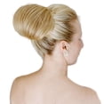 thumbnail image 1 of Fashion Donut Clip-on Dish Hair Bun Drawstring Ponytail Hair Extension Hairpiece Scrunchie Classical, 1 of 6