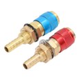 thumbnail image 2 of Water Cooled Gas Adapter Hose Fitting, Water Cooled Gas Adapter Quick Connection Easy Installation Brass Portable  For DB For TIG M88mm, 2 of 8