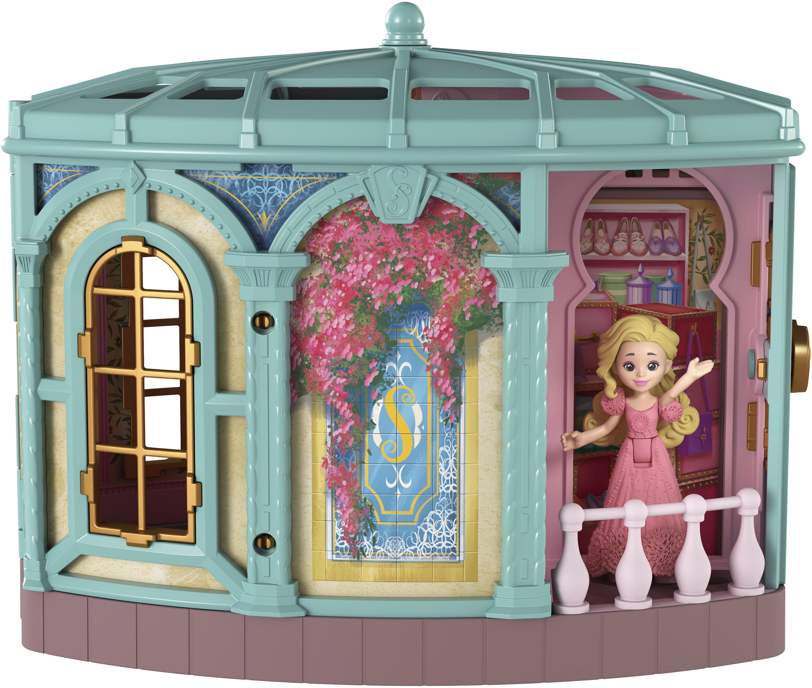Universal Pictures’ Wicked So Popular Dorm Small Doll Playset with 3 Play Spaces & 10 Total Pieces