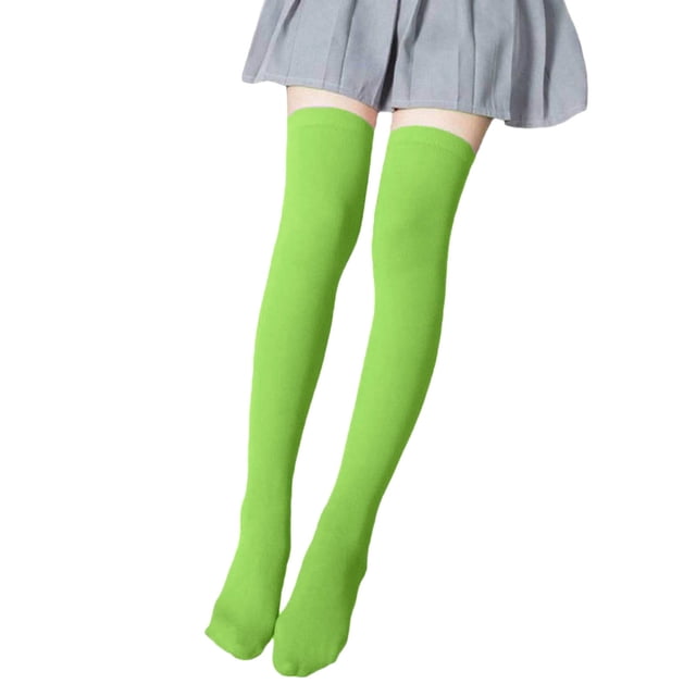 Dress Socks for Girls ,Children's Solid Color Mid-Calf Length Dance Knee-High Socks