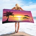 thumbnail image 1 of RKSTN Beach Towel Lightweight Colorful Bath Towel Sandproof Beach Blanket Towel For Travel Swimming Pool 30x60 Inch Absorbent Quick Dry Towel for Swimmers Pool Sand Proof Beach Towels, 1 of 4