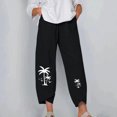 thumbnail image 4 of Birdeem Pantalon Ample Longueur Complète pour Femmes, Mode Décontractée avec Poches Imprimées, 4 of 5