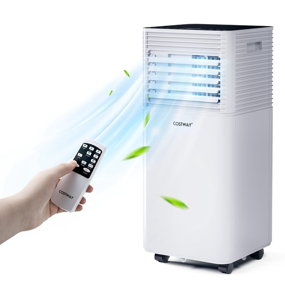 Costway 8000 BTU Portable Air Conditioner 3-in-1 Air Cooler w/Dehumidifier & Fan Mode
