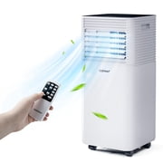 Costway climatiseur portable 8000 BTU 3-en-1 avec déshumidificateur et mode ventilateur
