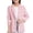 Pink, variant on Girls Long Sleeve Notched Lapel Collar Open Front Casual Suit Jacket With Inner Pocket For Kids Stylish Outerwear