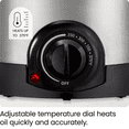 thumbnail image 4 of Chefman Fry Guy 1 Liter Deep Fryer w/ Adjustable Temperature Control - Stainless Steel, 4 of 8