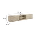 thumbnail image 2 of Render Wall-Mount Media Console TV Stand in Travertine, 2 of 10