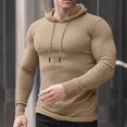 thumbnail image 2 of CEHVOM Chandail à Capuche de Sport Ajusté pour Hommes, Manches Longues, Mode Décontractée, 2 of 8