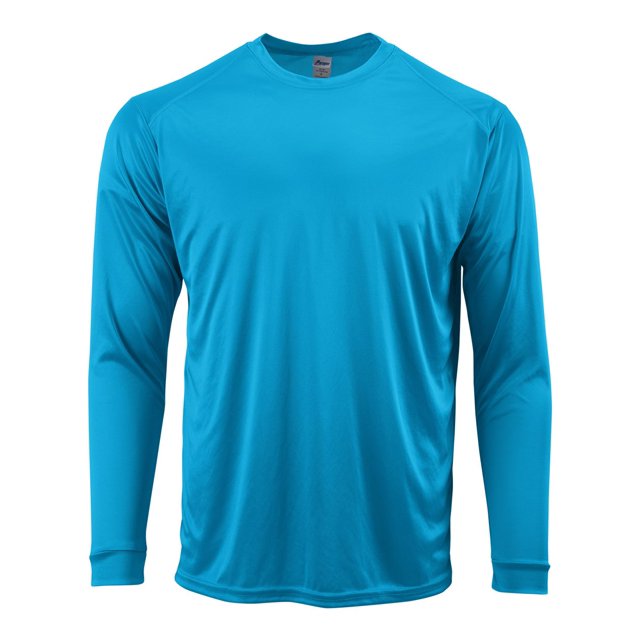 Paragon T-Shirt à Manches Longues de Performance Long Islander pour Hommes, G, Turquoise