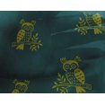 thumbnail image 4 of oneOone Georgette Viscose Fabric Branch & Owl Block Printed Craft Fabric BTY 42 Inch Wide, 4 of 4