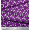 thumbnail image 2 of Soimoi Rayon Fabric Leaves & Floral Block Decor Fabric Printed Yard 56 Inch Wide, 2 of 3