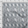 thumbnail image 2 of oneOone Silk Tabby Fabric Parallelogram & Triangle Geometric Print Fabric BTY 42 Inch Wide, 2 of 4