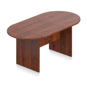 GOF Ensemble Table et Chaise de Conférence 6 Pi, 8 Pi, 10 Pi (G6901UR20), Cerisier, Espresso, Acajou, Noyer, Gris Artisan (6 Pi, Cerisier Foncé)