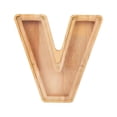 thumbnail image 1 of Birdeem Personalized Wooden Name Money Box Wooden Deposit Box Twenty Six English Letters, 1 of 1