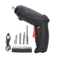 thumbnail image 2 of Ensemble de Perceuse Électrique, Ensemble de Perceuse Sans Fil Connecteur USB Rechargeable Dissipation de Chaleur avec Embouts de Perceuse pour Atelier de Travail, 2 of 8