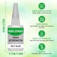 thumbnail image 3 of Trousse d'Outils Tendance pour la Maison, Colle Huileuse Haute Résistance pour Soudage Colle Améliorée Colles Polyvalentes pour Usage Domestique Colles Industrielles pour Réparation50ml, 3 of 8