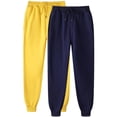 thumbnail image 1 of Pisexur 2PC Womens Sweatpants Solid Color Elastic High Waist Yoga Pants Casual Baggy Drawstring Workout Jogging Pants Oversized Straight Leg Sweatpants Plus Size Sweatpants with Pockets S-3XL, 1 of 2